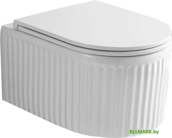 Унитаз подвесной Roxen Royal Matt Rimless Soft Close NC 530200-01 - фото