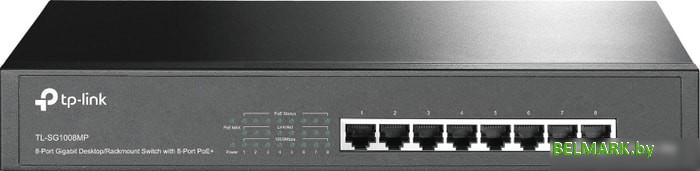 Коммутатор TP-Link TL-SG1008MP - фото