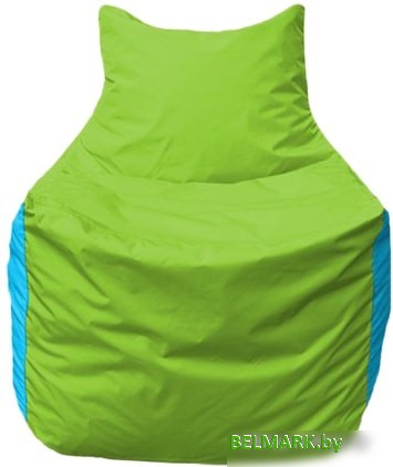 Кресло-мешок Flagman Фокс Ф2.1-168 (салатовый/голубой) - фото2