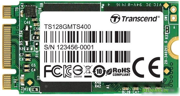 SSD Transcend MTS400 128GB TS128GMTS400S - фото