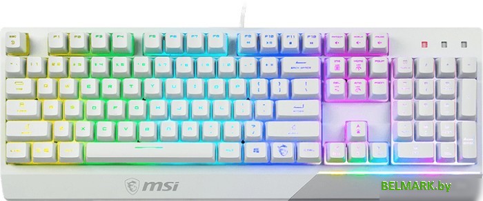 Клавиатура MSI Vigor GK30 (белый) - фото