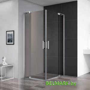 Душевой уголок Cezares SLIDER-A-2-70/80-BR-NERO - фото