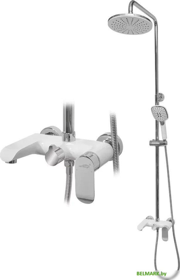 Душевая система Hansberge H5033 (белый хром) - фото