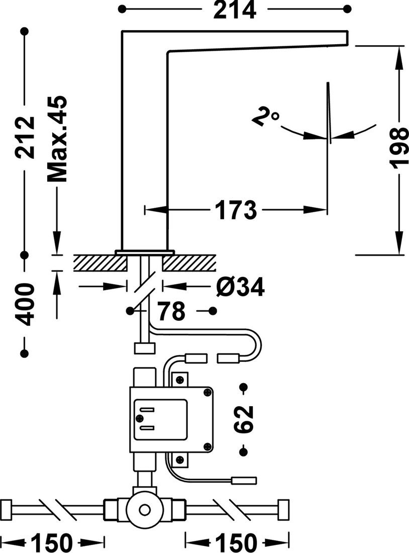 Смеситель Tres 20261320NM - фото2