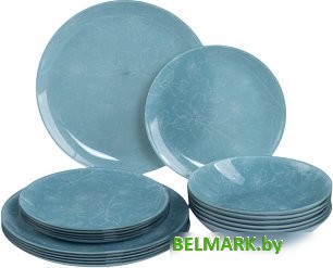 Набор тарелок Luminarc Melitina Blue V9722 (18пр) - фото