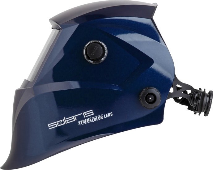 Сварочная маска Solaris ASF650Х (синий металлик) - фото2
