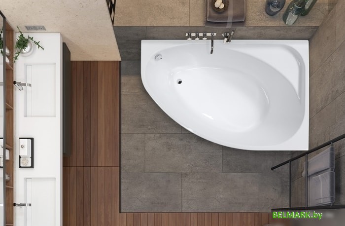 Ванна VagnerPlast Hapi 170x110 (правая) - фото2