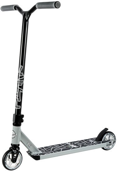 Трюковый самокат Plank Whip P21-WHIP-110BKGY (черный/серый) - фото