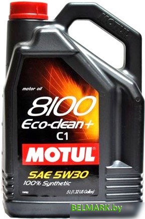 Моторное масло Motul 8100 Eco-clean+ 5W30 C1 5л - фото