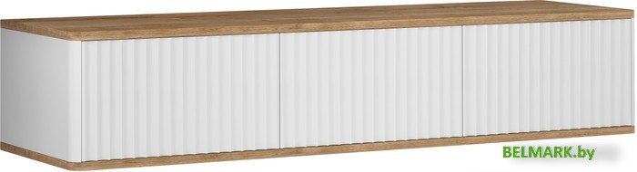 Тумба Shtabe Royal 5030 эко (белый/дуб кантри золотой) - фото