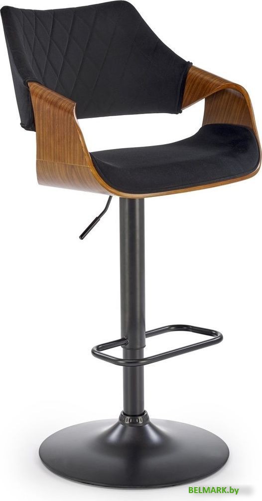 Стул Halmar H124 (черный/орех) - фото