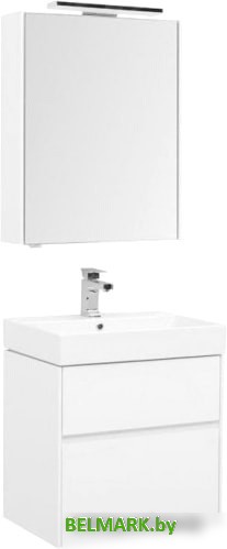 Мебель для ванных комнат Aquanet Комплект Бруклин 60 00207803 (белый) - фото