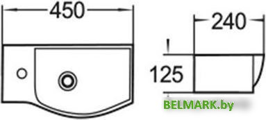 Умывальник WeltWasser Aisbach 7945 GL-WT L (белый глянец) - фото2