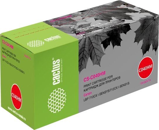 Картридж CACTUS CS-C040HM (аналог Canon 040HM) - фото