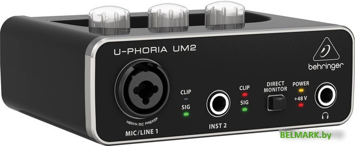 Аудиоинтерфейс BEHRINGER U-Phoria UM2 - фото