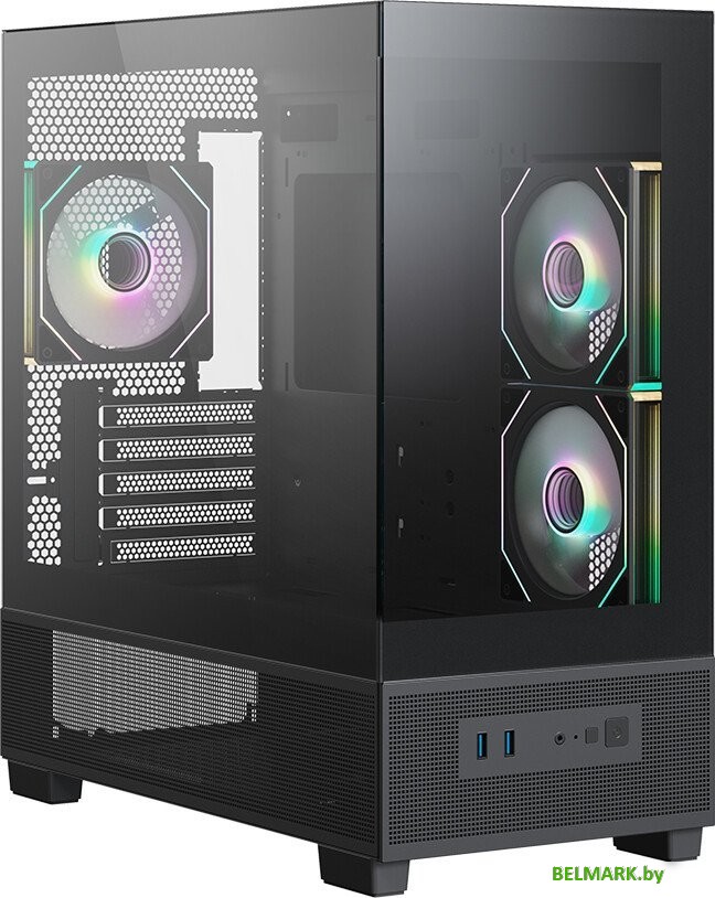 Корпус XASTRA Q500M 3ARGB-C10 (черный) - фото