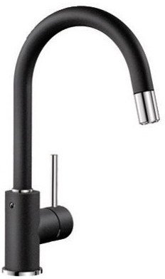 Смеситель Blanco Mida-S Silgranit (антрацит) [521455] - фото