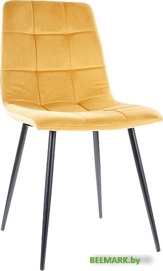 Стул Signal Mila Velvet (bluvel 68 карри/черный) - фото