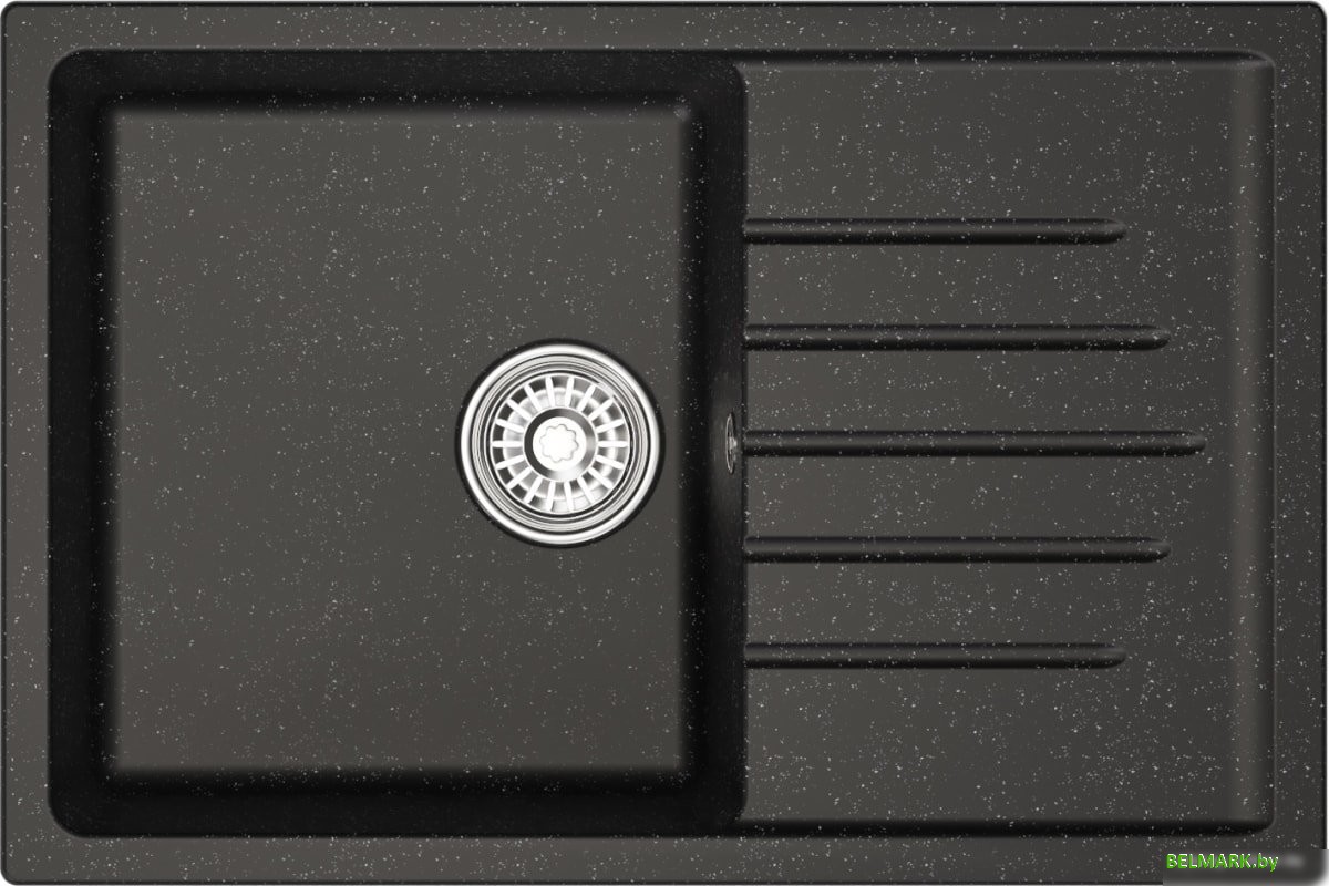 Кухонная мойка Mixline ML-GM19 551982 (черный) - фото