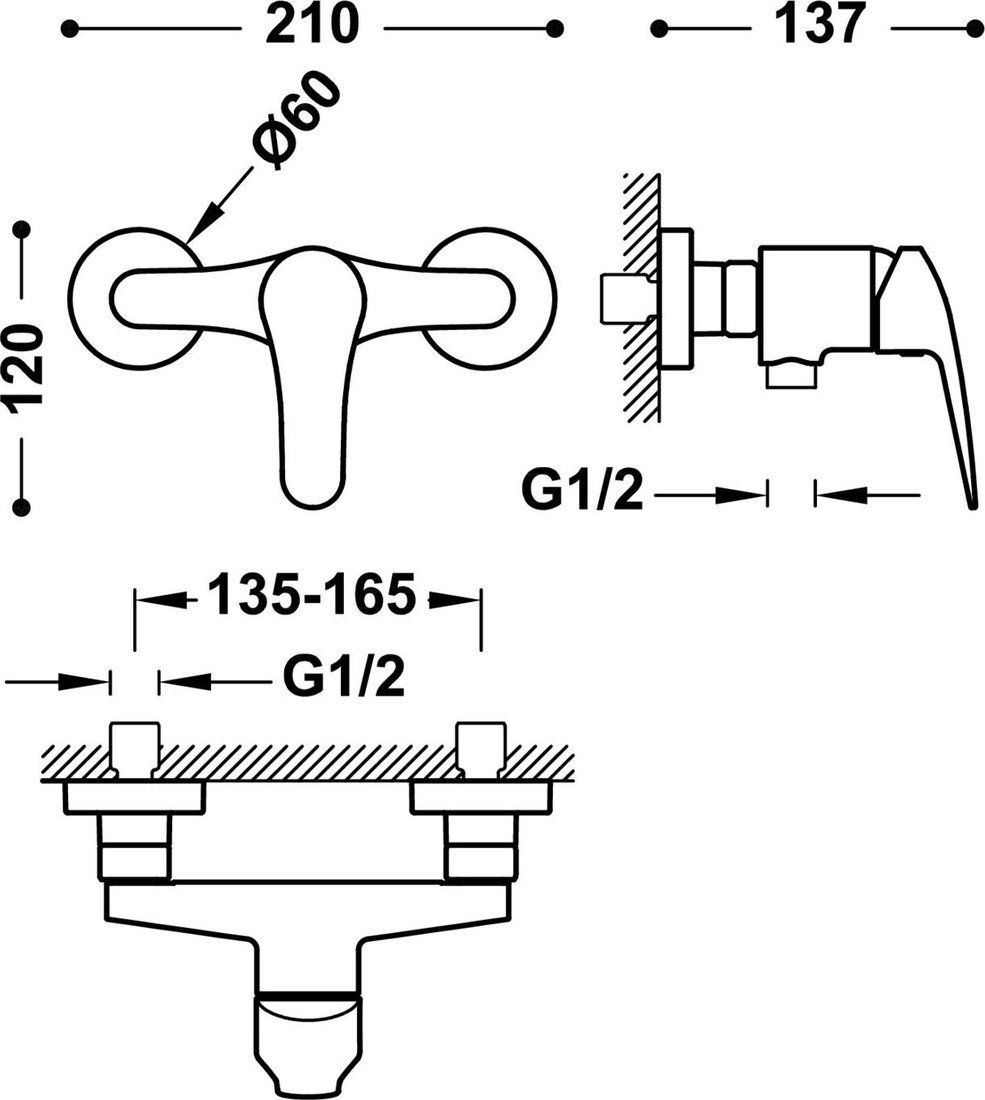 Смеситель Tres Base Plus 21616710 - фото2