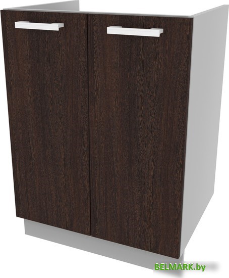 Шкаф напольный Интерлиния Компо НШ60м-2дв (дуб венге) - фото