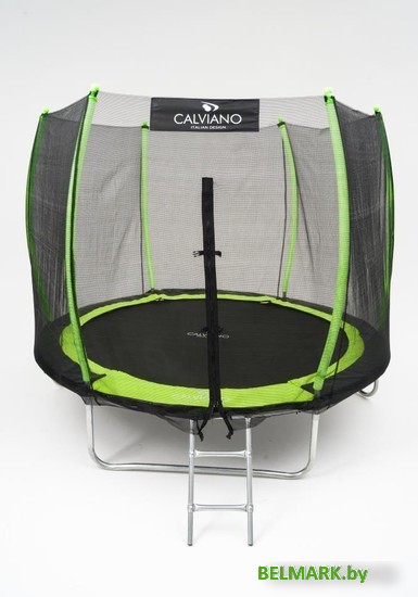Батут Calviano Outside Master Green 252 см - 8ft (внешняя сетка, с лестницей) - фото2