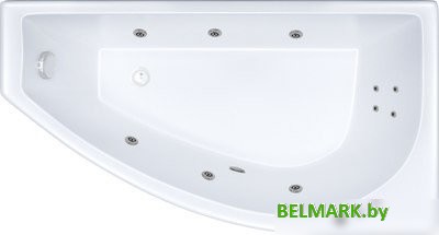 Ванна Triton Бэлла 140x77 L Экстра Стандарт Flat (с гидромассажем) - фото