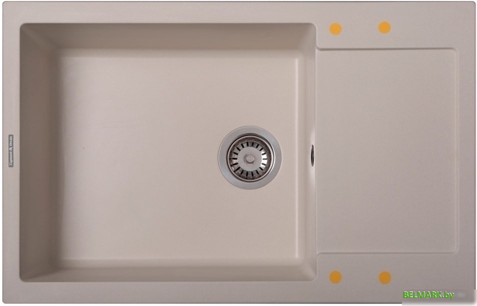 Кухонная мойка Zigmund & Shtain Rechteck 780.490 (индийская ваниль) - фото