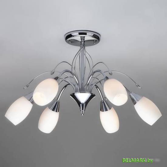 Люстра средней высоты Евросвет Ginevra 22080/6 хром - фото