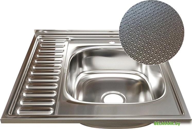 Кухонная мойка Mixline R 555231 (с сифоном) - фото