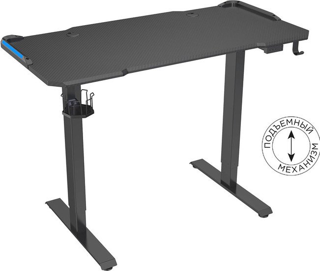 Геймерский стол CACTUS CS-ED-GBK (черный) - фото