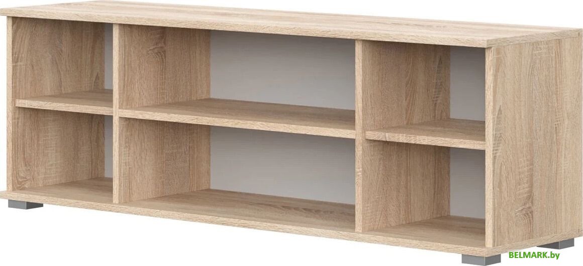 Тумба НК-Мебель Fun ТВ-130 71337912 (дуб сонома/белый) - фото2