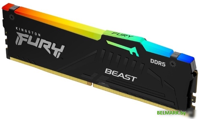 Оперативная память Kingston FURY Beast RGB 2x16ГБ DDR5 5600 МГц KF556C36BBEAK2-32 - фото2