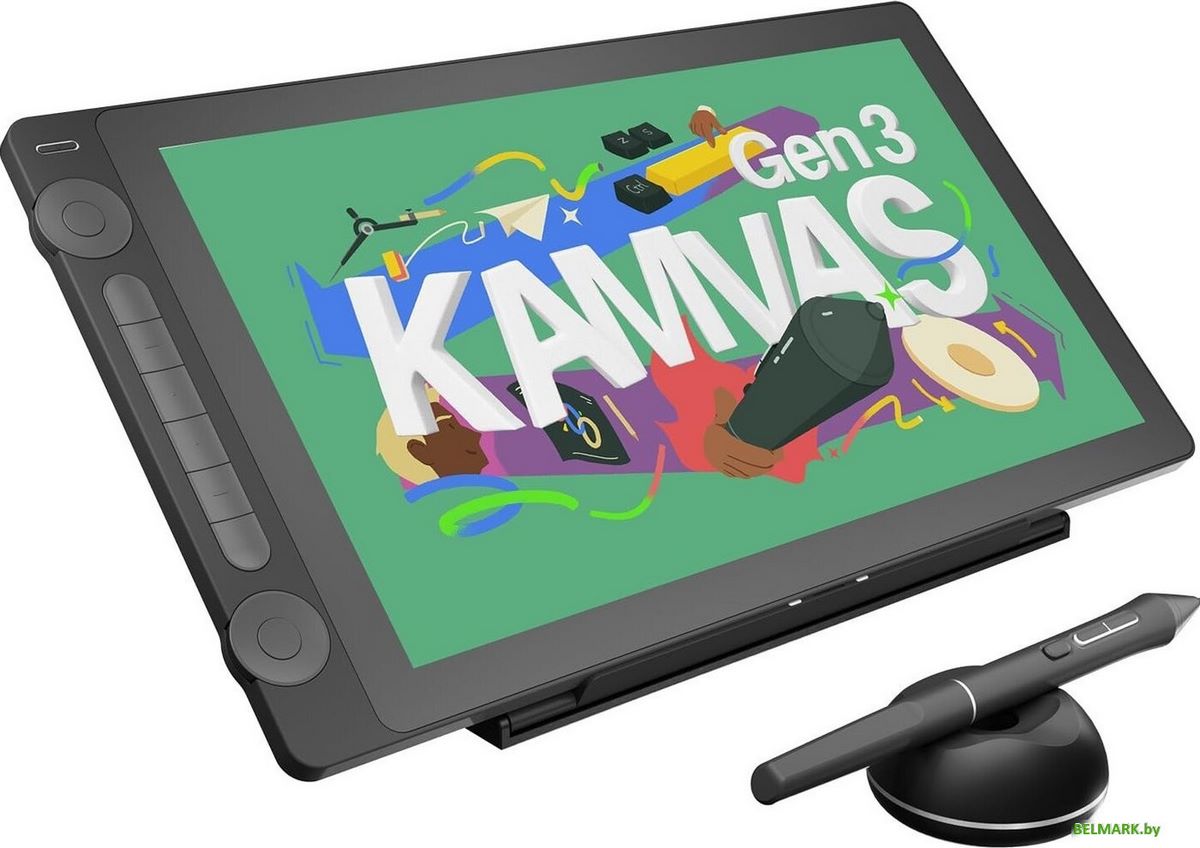 Графический монитор Huion Kamvas 16 Gen 3 GS1563 (черный) - фото2