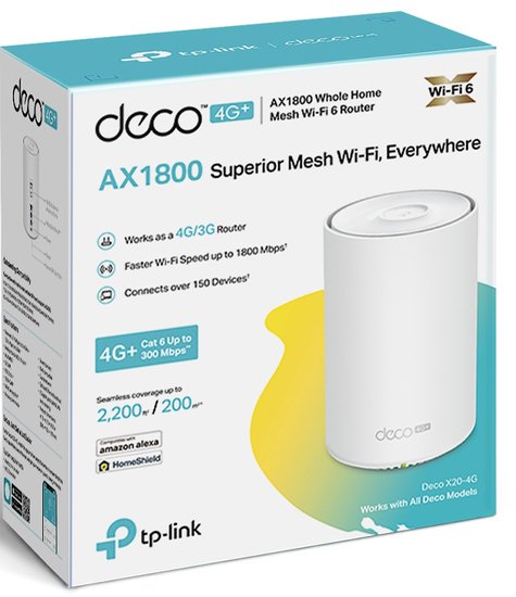 4G Wi-Fi роутер TP-Link Deco X20-4G (1 шт) - фото2