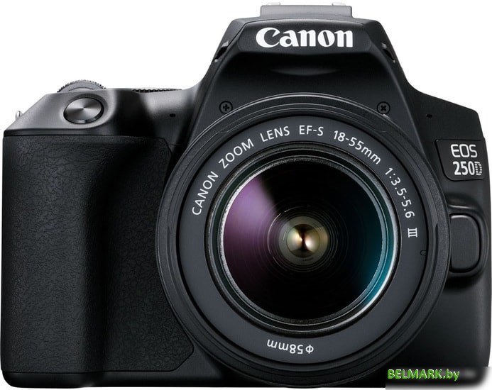 Зеркальный фотоаппарат Canon EOS 250D Kit 18-55 f/3.5-5.6 III (черный) - фото