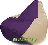 Кресло-мешок Flagman Груша Медиум XL Г1.1-73 (фиолетовый/светло-бежевый) - фото