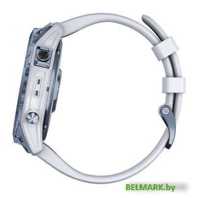 Умные часы Garmin Fenix 7X Sapphire Solar 51 мм (голубой минерал/белый камень) - фото2
