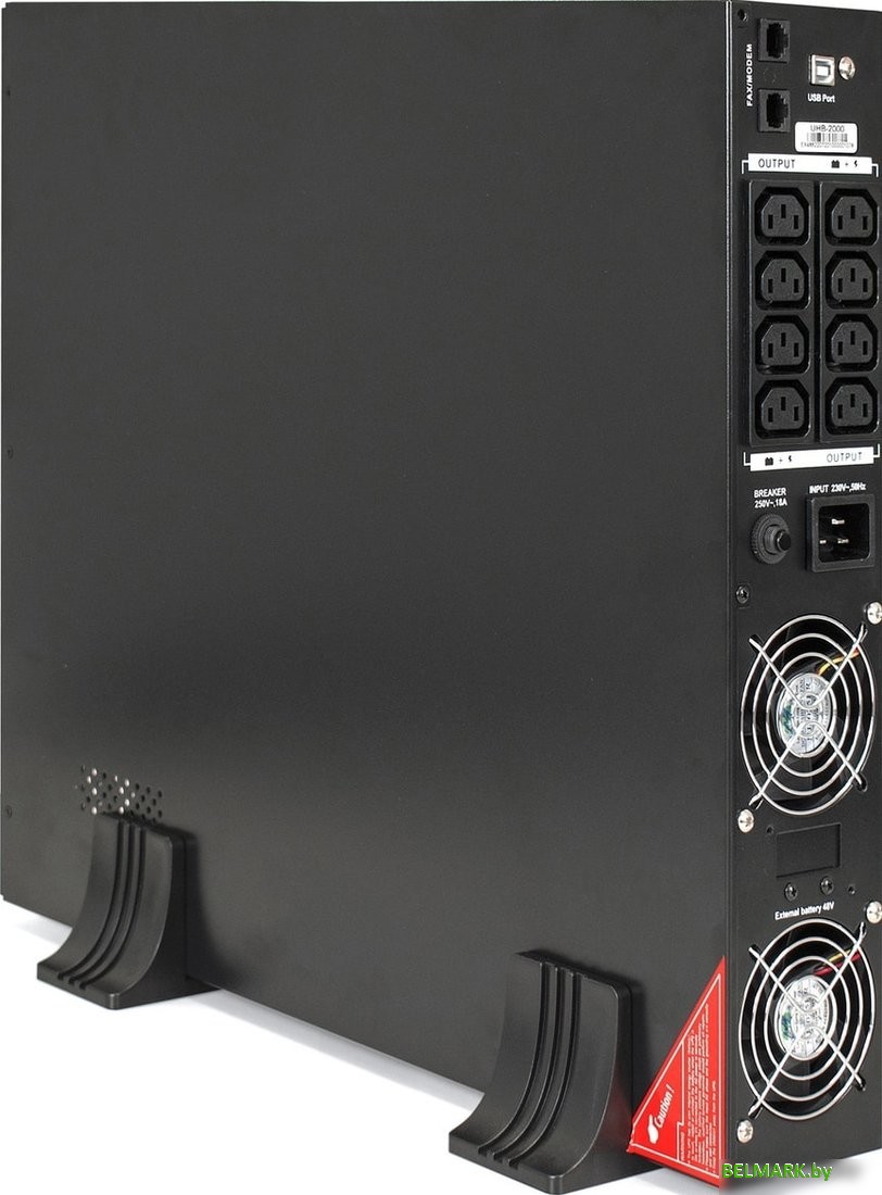 Источник бесперебойного питания ExeGate SinePower UHB-2000.LCD.AVR.C13.RJ.USB.2U - фото2