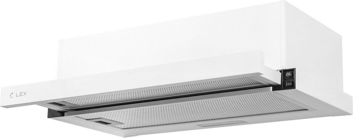 Кухонная вытяжка LEX Hide 600 White - фото