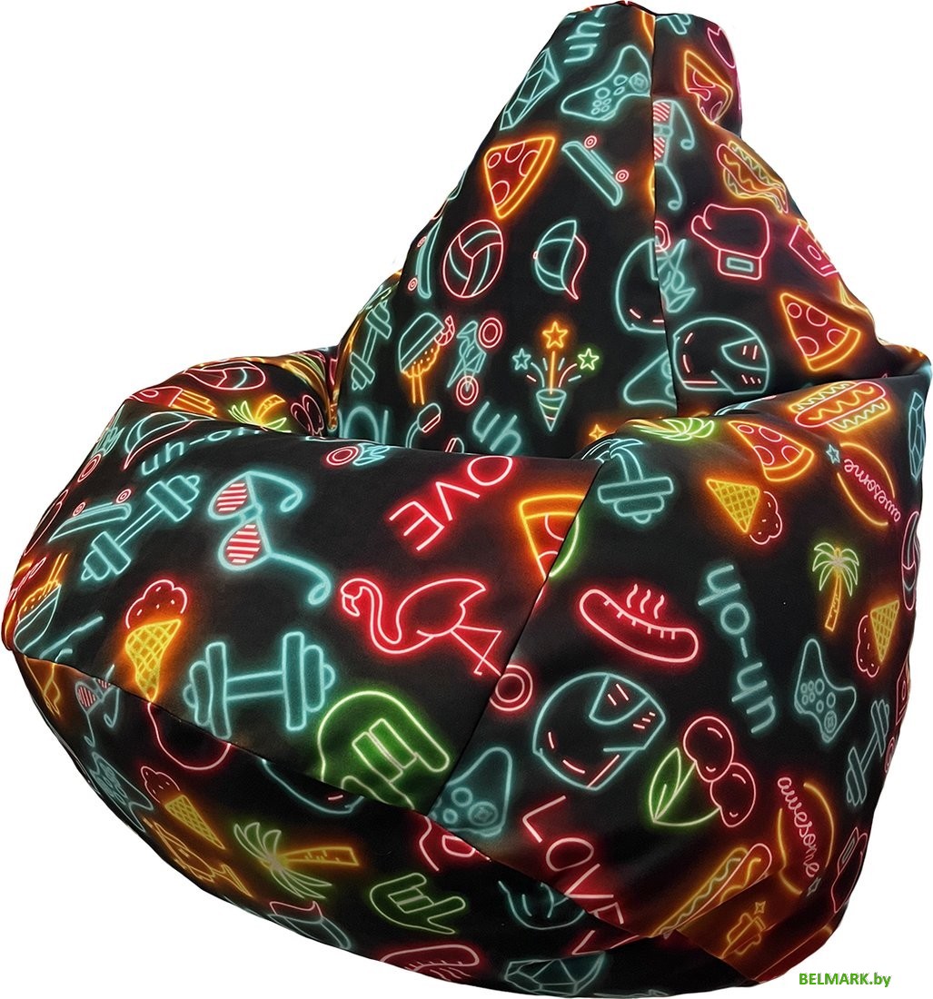 Кресло-мешок Flagman Груша Макси XXL Г2.5-345 (Neon) - фото