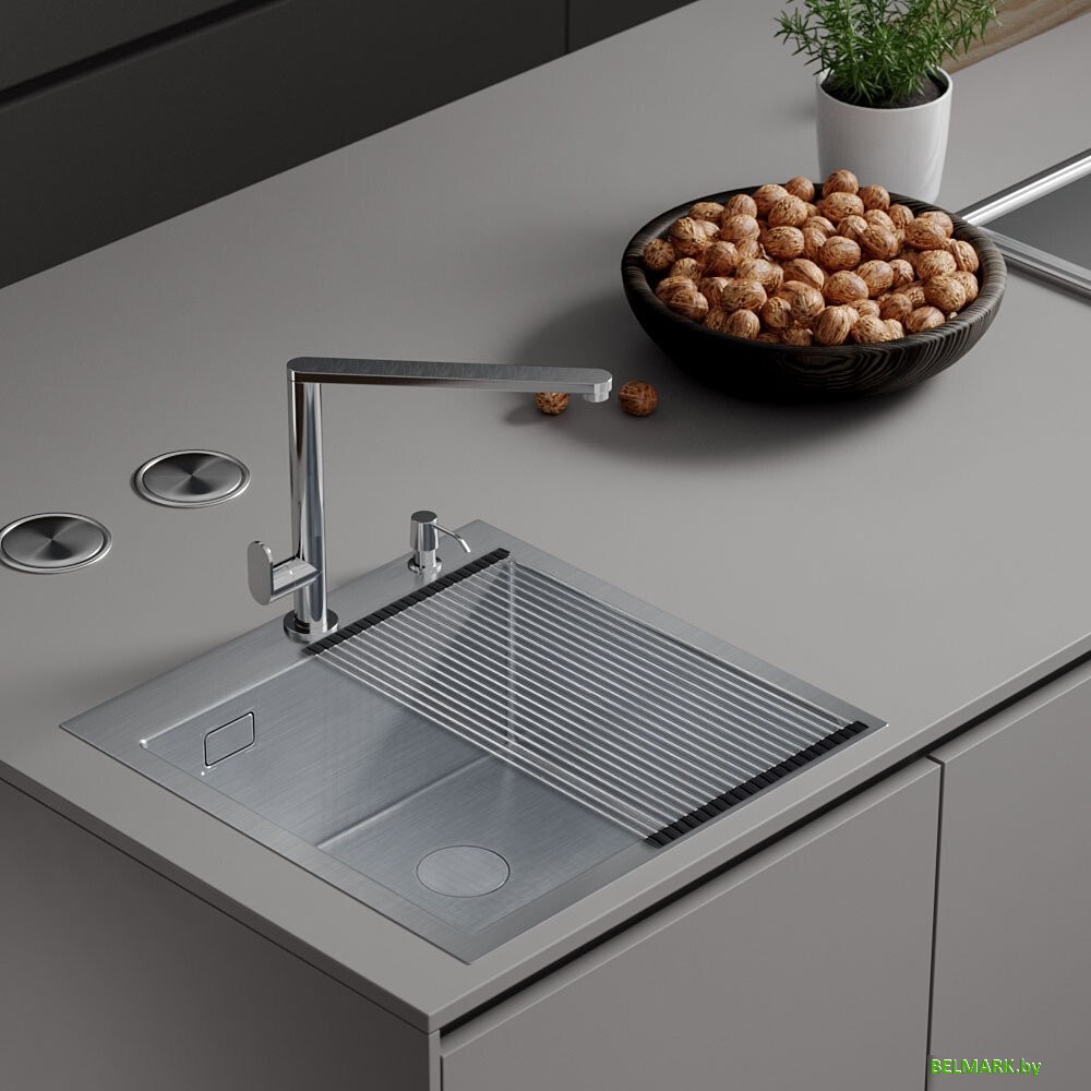 Кухонная мойка Roxen Simple 560220-45 - фото