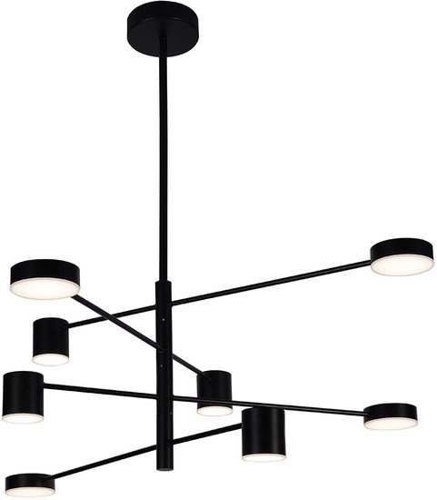 Подвесная люстра Kinklight Мекли 07650-8D.19(4000K) (черный) - фото