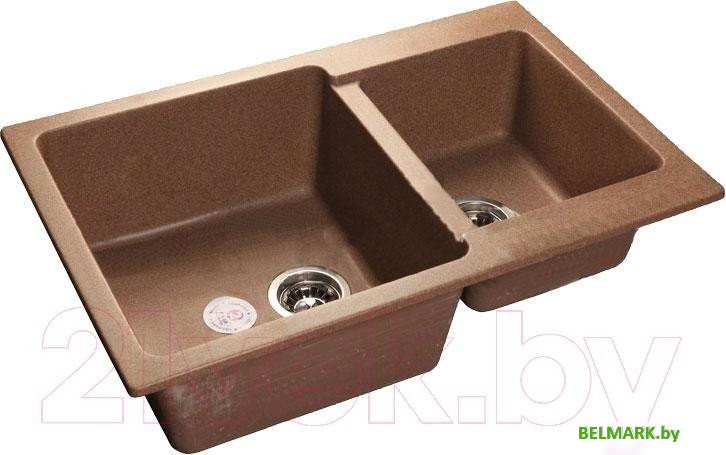 Кухонная мойка GranFest Practik GF-P780K (терракотовый) - фото