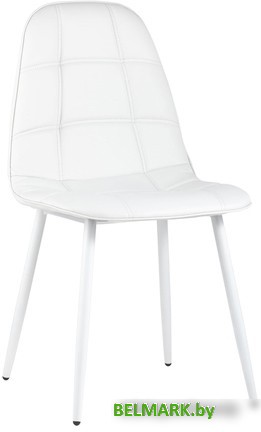 Стул Stool Group Oliver (экокожа белый/белые ножки) - фото