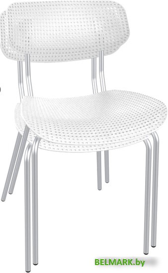 Стул Sheffilton SHT-S85М (белый/хром лак) - фото2