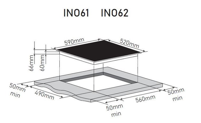 Варочная панель ZorG INO61 (черный) - фото2