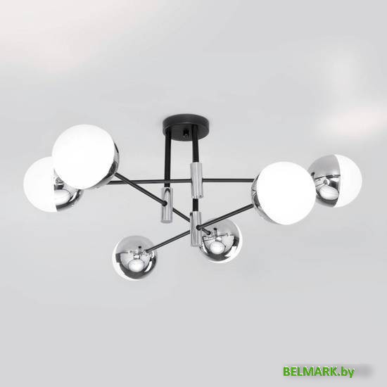 Люстра средней высоты Евросвет Nuvola 70129/6 (хром) - фото