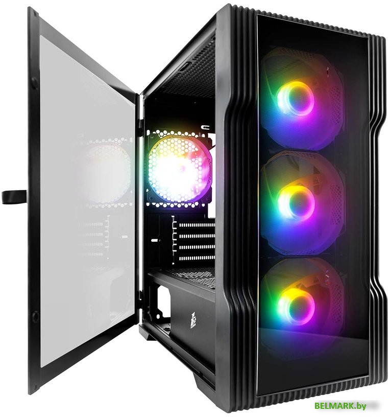 Корпус 1stPlayer Trilobite T3-G (черный) - фото