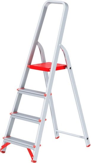 Лестница-стремянка Новая высота NV 311 алюминиевая профессиональная 4 ступени - фото